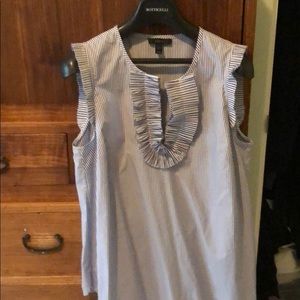 J Crew striped blouse